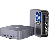 GEEKOM AI ミニPC GT1 Mega【第14世代】Intel Core U5-125H搭載 Arc GPU+NPU搭載 32GB DDR5 5600MT/s+1TB PCIe 4.0 SSD Win11 Pro AIクリエイション/WiFi7/BT5.4/HDMI2.0/2.5G LAN/SDカードスロット対応 IceBlast冷却 4画面8K出力可能 ゲーム/動画編集/3D設計用