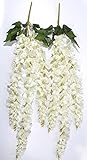 Beelu人工シルク藤のつるRatta Hanging花| Real Looking植物装飾DIYウェディング披露宴、Arches、Garlands、ダイニングテーブルCentrepieces、卒業式