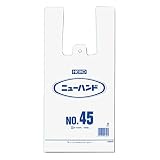 シモジマ ヘイコー ニューハンド NO.45 100枚入り 厚0.023×幅300/全体幅450×高550mm 乳白 006645901