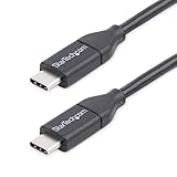 StarTech.com USB-C - USB-C ケーブル 3m オス/オス USB 2.0準拠 USB Type-Cケーブル USB2CC3M