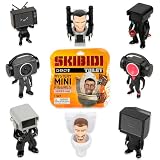 Skibidi トイレ ミステリー フィギュア - コレクターズエディション、公式ライセンス Skibidi トイレグッズ 24体入りケース