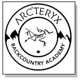 【防水仕様】 アークロゴ ② カッティング ステッカー (【Mサイズ】15㎝×15㎝, 黒)