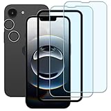 【2+2枚セット+ガイド枠付き】 KPNS 日本素材製 ブルーライトカット iphone 16e 用 ガラスフィルム カメラフィルム カバー 保護フィルム