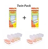 Happy Mummy 2個パックベビーキューブFoodキューブPortionersストレージポット140 ml (ステージ3 )