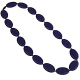 Teething Necklace Jewelry - Organic BPA Free Silicone Chew Beads Teether Toys for Nursing Moms - Ova