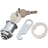 カムロック，SODIAL(R) キャビネット18.5ミリメートルディアオススレッドカムロックシルバートーン2キー