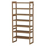 シンプルシューズラック/下駄箱 【幅60cm×高さ128cm】 ライトブラウン 木製/パイン 高さ調節可 フック2個付き【代引不可】 生活用品 インテリア 雑貨 インテリア 家具 収納家具 シューズラック シューズボックス top1-ds-