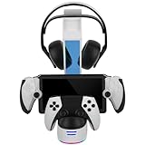 sikiwind PS Portal 用充電スタンド PS5 Portal 急速充電ドック PlayStation Portal用 収納便利 過充電保護 取付簡単 省スペース ポータブル充電ステーションドック PS5 コントローラー充電スタンド用ヘッドセットホルダー付き RGB ライト充電インジケーター SonyPlaystation Portal ゲームコンソール用