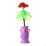 女の子のための子供のギフトロマンチックフライングローズ赤外線センサRCミニヘリコプターギフト