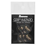 Ibanez(アイバニーズ) 滑り止め素材を使用したピック Grip Wizard Series Sand Grip Pick PA16MSG-BK