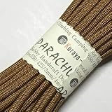 ■パラコード4mm7芯／Paracord 7Strand 4mm／120カラー■10ｍ■ (009:マットブラウン)