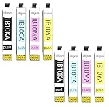 【SHIPON】エプソン用 IB10 互換インクカートリッジ Epson IB10CL4A インク カードケース 互換インク IB10(2CA/2MA/2YA)+IB10KA（顔料KA）×2 合計8本 IB10KA IB10CA IB10MA IB10YA EW-M530F