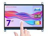 Waveshare 7インチ 静電容量式タッチスクリーンLCD Raspberry Pi 5/4B/3B+/3A+/2B/B+/A+/Zero/Zero W/WH/Zero 2W CM3+/4シリーズボード 1024×600解像度HDMI IPS対応 Windows対応