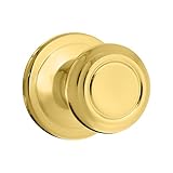 Kwikset Polished Brass Cameron Passage Knob 97200-685