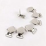 Mamimami Home おしゃぶりホルダー 金属 グリップ DIY Pacifier Holder　おしゃぶり　看護ジュエリー　心型 「20個」