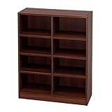 アイリスオーヤマ/スペースフィットラックW700×H900 ウォールナット/S-SFR9070