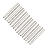 uxcell 超硬 タングステン バー　 ドリル カッター 高速度　ボール ヘッド 研磨　30個