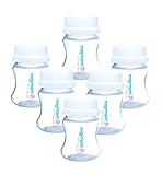 Maymom Wide-mouth Milk Storage Collection Bottle with SureSeal Sealing Disk; Can Replace Spectra S1 