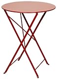 花ごころ Fermob ビストロ ラウンドテーブル60 レッド