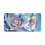 大判マウスパッド デスクマット デスクパッド ノートブック ホロライブ Hololive 多用途 マウスパッド 大型 ノートブック ァッション キュート フ キーボードパッド 30x60cm