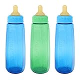 3 Gerber BPAフリーBabyボトルFirst Essentials 9オンス漏れ防止ベビーブルーFeeder
