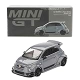 MINI GT 1/64 アバルト 595 LB-WORKS x Abas Works グレー (左ハンドル) 完成品 MGT00995-L