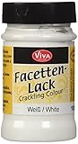 Viva Décor-90 ml One Step Crackling Varnish, White [並行輸入品]
