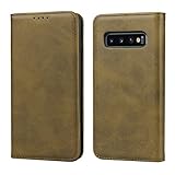 【Hamany】 galaxy a41 ケース 手帳型 ギャラクシーa41 スマホケース カード収納 sc41a ケース SCV48 耐衝撃 耐久性 耐摩擦 横置きスタンド機能 マグネット式 galaxya41スマホケース レザー カバー -ヴィンテージ ダークグリーン