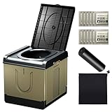 【防災士推奨】PYKES PEAK 簡易トイレ 携帯トイレ 防災グッズ 防災 災害用 非常用 排泄袋12枚付 凝固剤12個付 ​折りたたみ 