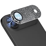 CeiBand カメラフィルム iPhone 17 Air対応 レンズカバー アイフォン17 Air カメラ保護 アルミ合金縁取り+強化ガラス キラキラ レンズ保護フィルム 高透過率 露出オーバー防止 全体保護 カメラ保護フィルム iPhone 17 air 対応 保護カバー （グレー）