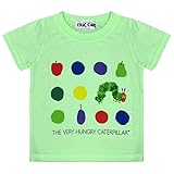 アスナロ（トップス 半袖tシャツ） ERIC CARLE はらぺこあおむし 半袖Tシャツ ベビー 子供 プリント95 グリーン
