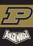 NCAA Purdue Boilermakers両面ガーデン旗12 x 18で