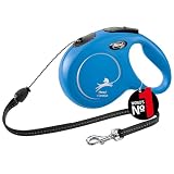 フレキシ (flexi) ニュークラシック コード M(20kg未満) 8m) ブルー [犬用リード]
