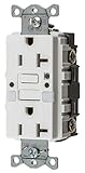 Bryant Electric GFRST20WNL 20 Amp, 125V, Commercial/Residential Self Test Duplex GFCI Receptacle Wit