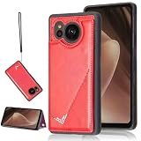 【Aqier】互換性 AQUOS sense7 plus Softbank A208SH 用（ブラック）シャープ アクオス センス7プラス ソフトバンクa208sh スマホケース 背面カード 収納 軽量 多機能 手帳型カバー sense7plus BLACK