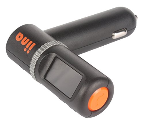 iina-style FMトランスミッター 高音質 Bluetooth チャンネル数140個 12V 24V対応 ワイヤレス USB 充電 2.1A &times; 2ポート 2台同時充電可能