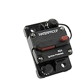 zmart 60A 防水 回路 ブレーカー ヒューズ リセット 12-48V DC 車 ボート 自動車 サーキット ブレーカー