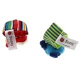 【ノーブランド品】幼児　赤ちゃん　柔らかい　靴下　おもちゃ　ふくらはぎ　ガラガラ　全6タイプ - ＃3