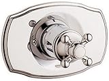 Geneva Single-Handle Pressure Balance Valve Trim Kit with Cross Handle [並行輸入品]