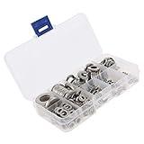 F Fityle フラットワッシャーキット　平座金　ステンレススチール　m2-m12　家庭用　自動車用　580個/セット