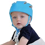 ABUSA Infant Baby Toddler Safety Helmet Kids Head Protection Hat for Biking Walking Crawling - Blue 
