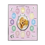 ベビー 12ヶ月 フォトフレーム ピンク RMB21-130-PK