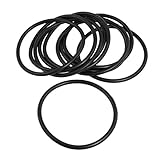 Oリング，SODIAL(R) 10枚 90x5mm ブラックニトリルゴムOリングシールNBRグロメット