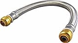 SharkBite U3008FLEX18LF 1/2-Inch by 1/2-Inch Flexible Coupling, 18-Inch Lead Free [並行輸入品]