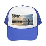 帽子 レディース メンズ メッシュ キャップ 春夏 大きいサイズ 名入れ 無料 オリジナルキャップ 写真 ロゴ プリント可能 カスタマイズ 誕生日 記念日 プレゼント 贈り物 ブルー