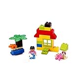 BrickLand Large Brick Building Set Creative Bricks Pet Rabbit Playhouse Set with Mini Garden and Gir