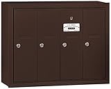 Salsbury Industries 3504ZSP Surface Mounted Vertical Mailbox with Master Commercial Lock, Private Ac
