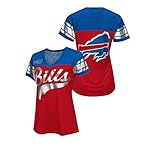 Buffalo BillsレディースゲームWinningドライブJerseyスタイルシャツ M ブルー