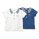 Piccolo (ピッコロ ) 半袖Ｔシャツ (70～90cm) キムラタンの子供服 (34201-172) ネイビーブルー 80