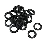 uxcell Oリング　20個　ブラック　ラバー　オイルシール　シーリング　ガスケット　ワッシャー　15x3.1mm